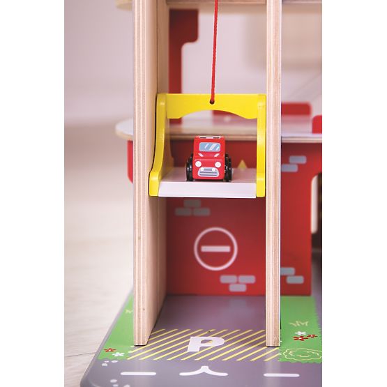 Bigjigs Toys Garage con parcheggio