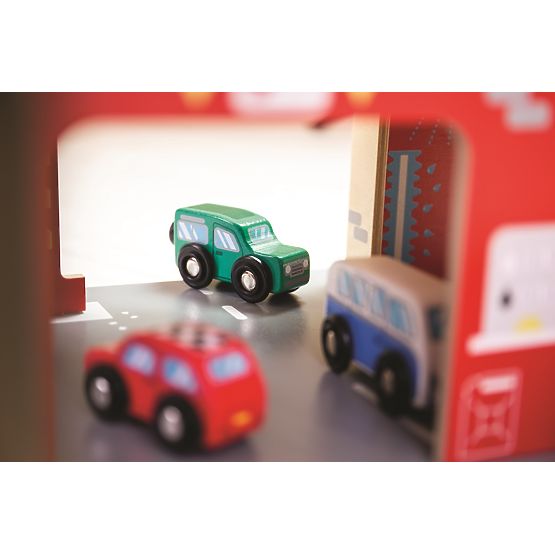 Bigjigs Toys Garage con parcheggio