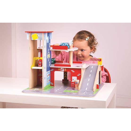 Bigjigs Toys Garage con parcheggio
