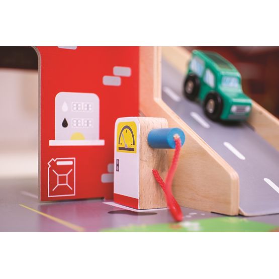 Bigjigs Toys Garage con parcheggio