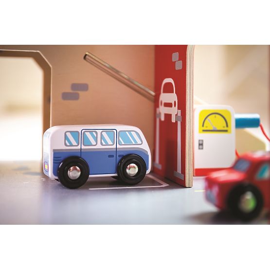 Bigjigs Toys Garage con parcheggio