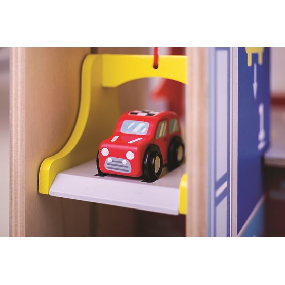 Bigjigs Toys Garage con parcheggio