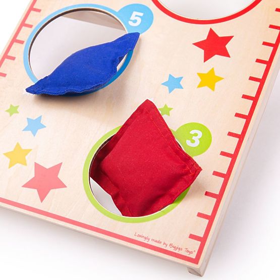 Bigjigs Toys Gioco di lancio dei cuscini