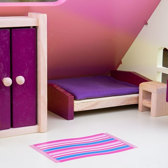 Bigjigs Toys Mobili per case delle bambole in legno