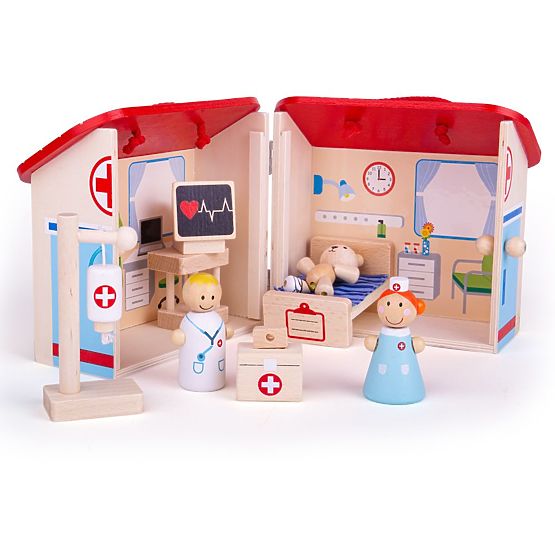 Bigjigs Toys Ospedale degli Orsetti