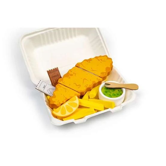Bigjigs Toys Pesce e patatine