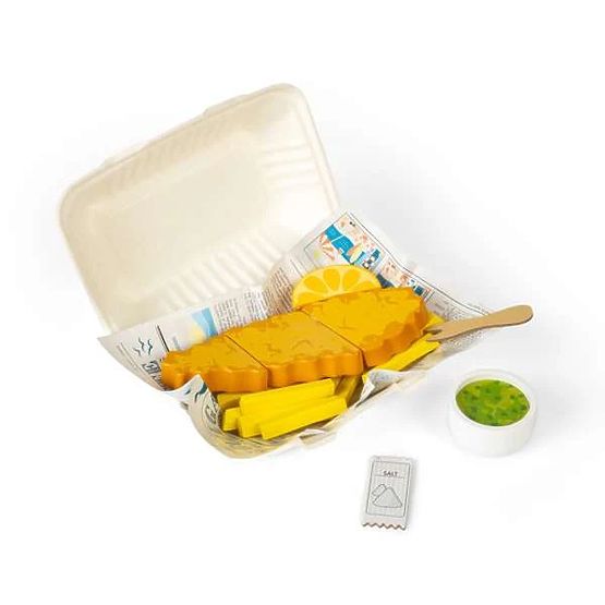 Bigjigs Toys Pesce e patatine