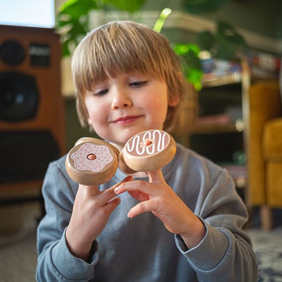 Bigjigs Toys Scatola con Ciambelle