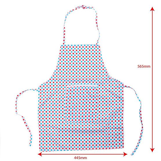 Bigjigs Toys Set da cucina con grembiule a pois