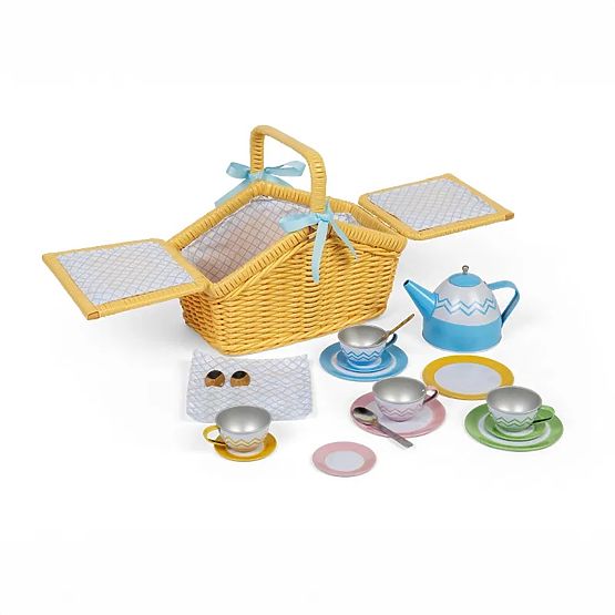 Bigjigs Toys Set da Picnic nel Cestino