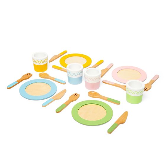Bigjigs Toys Set da Servizio in Legno