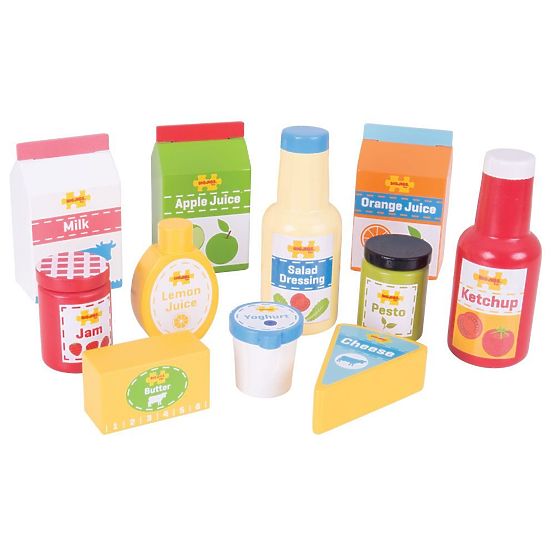 Bigjigs Toys Set di Alimenti Freschi