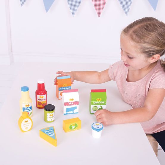 Bigjigs Toys Set di Alimenti Freschi