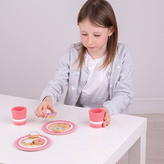 Bigjigs Toys Set di Biscotti con Latte