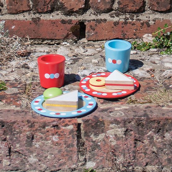 Bigjigs Toys Set merenda a pois