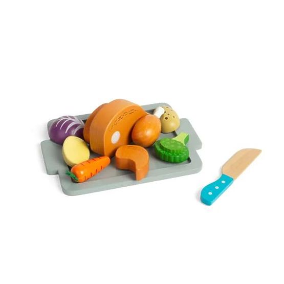 Bigjigs Toys Set Pollo arrosto con verdure