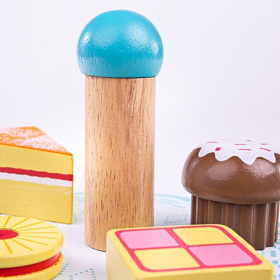 Bigjigs Toys Stand con Dolcetti