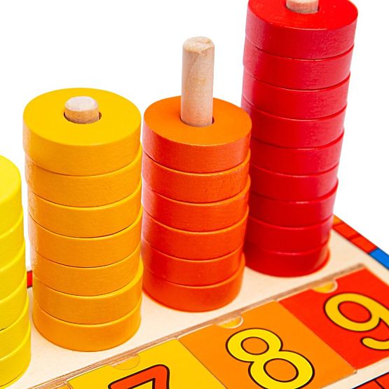 Bigjigs Toys Tabellone per puzzle con numeri