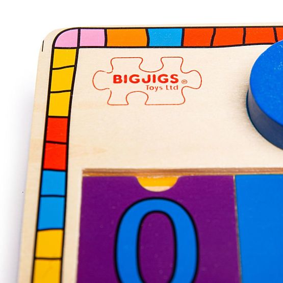 Bigjigs Toys Tabellone per puzzle con numeri