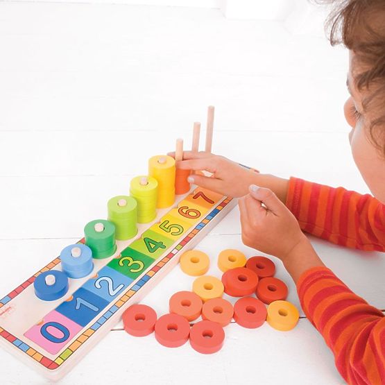Bigjigs Toys Tabellone per puzzle con numeri