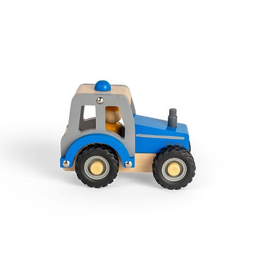 Bigjigs Toys Trattore blu