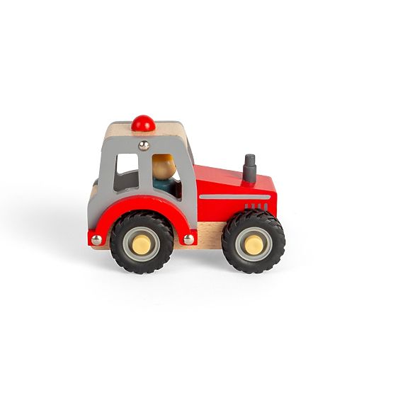 Bigjigs Toys Trattore rosso