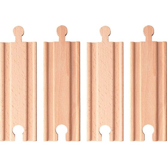 Binari ferroviari - set di 4 pezzi da 11 cm