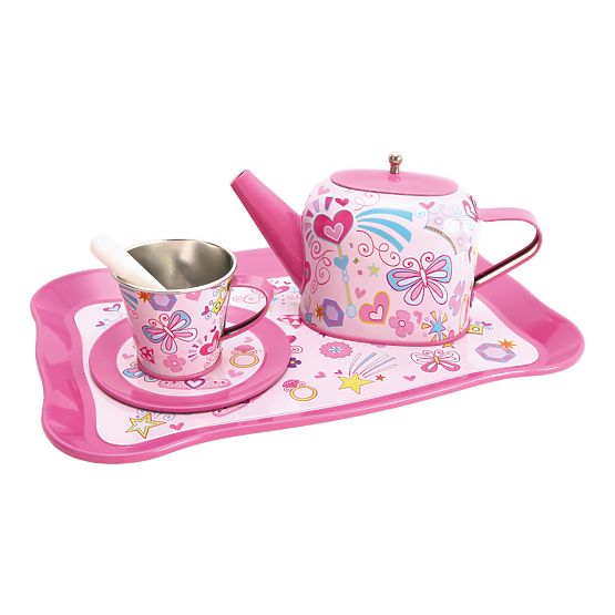 Bino Set da tè per bambini e supporto con dolci