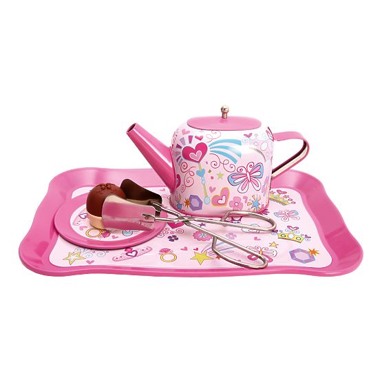 Bino Set da tè per bambini e supporto con dolci