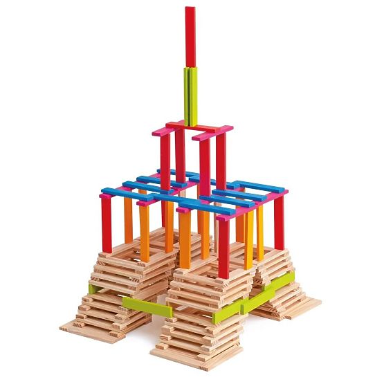 Blocchi di legno planks 200 pezzi