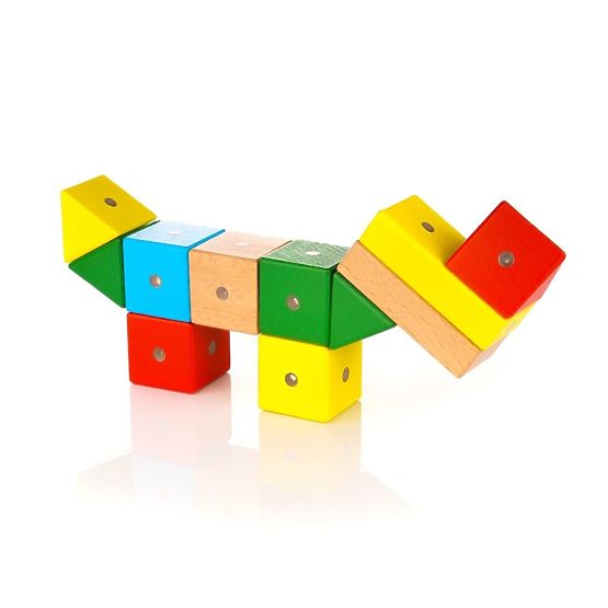 Blocchi in legno e magnetici WABI, 20 elementi