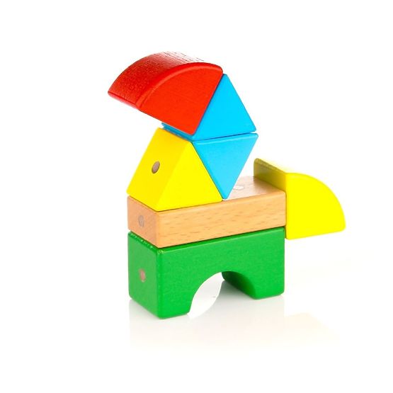 Blocchi in legno e magnetici WABI, 20 elementi