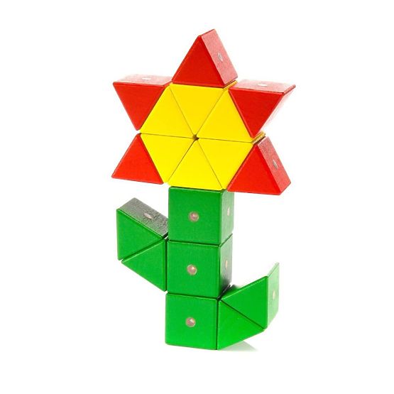 Blocchi in legno e magnetici WABI, 40 elementi