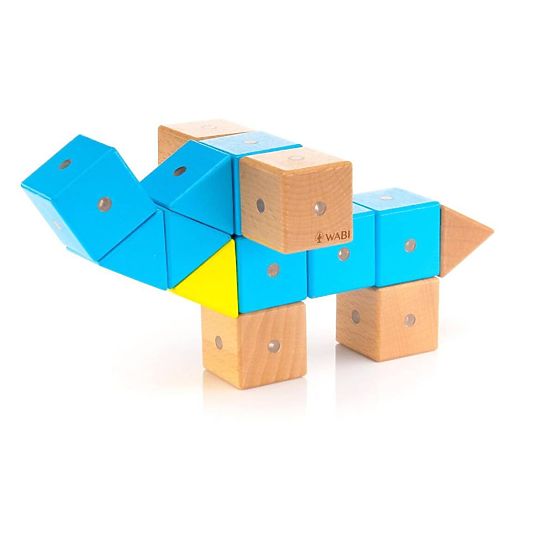 Blocchi in legno e magnetici WABI, 40 elementi