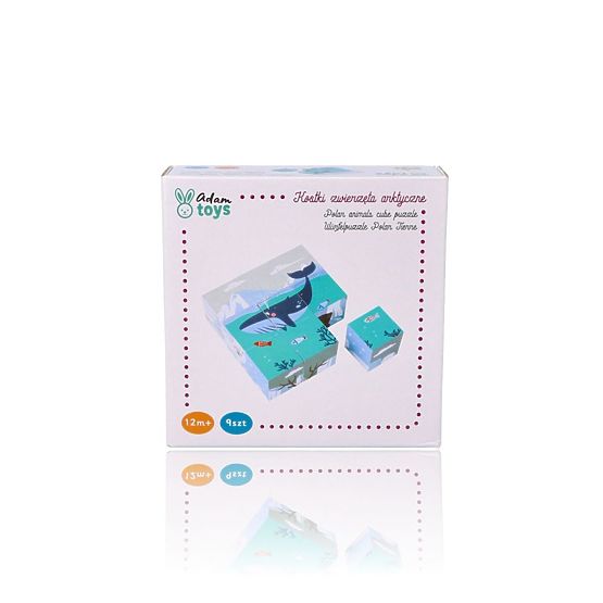 Blocchi puzzle cubici Animali artici