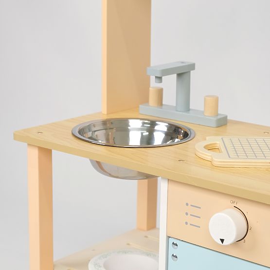 Blueberry - Cucina in legno con accessori
