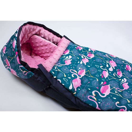 Borsa per seggiolino auto Minky - Flamingos