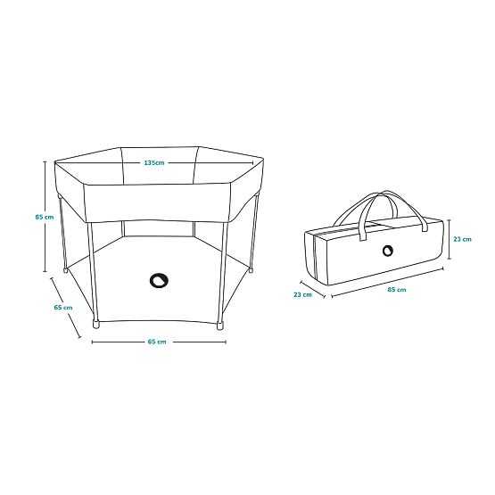 Box per bambini Roel - Verde Limone