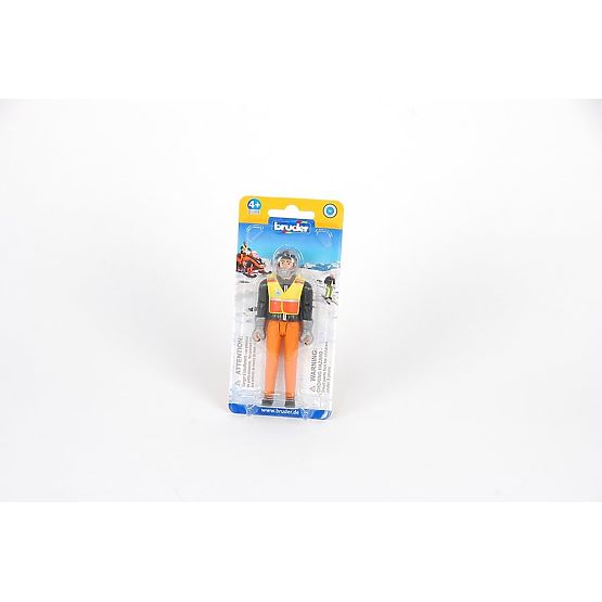 Bruder BWORLD Figura del conducente della motoslitta