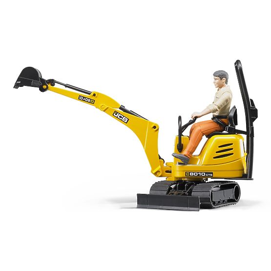 Bruder BWORLD Microescavatore JCB con figurina