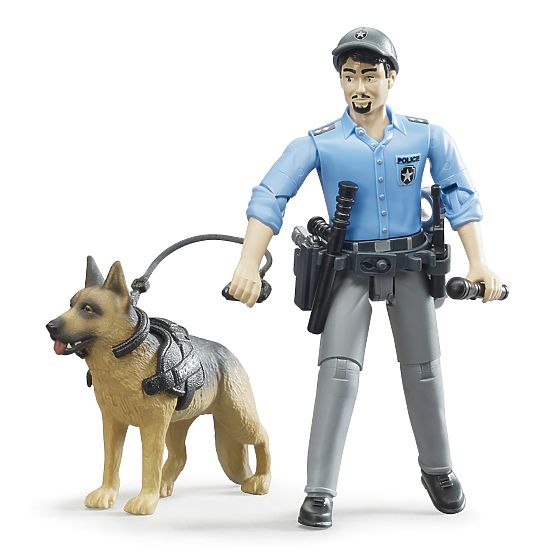 Bruder BWORLD Poliziotto con cane