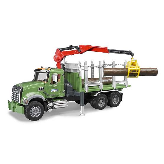 Bruder Camion MACK Granit trasportatore di legname