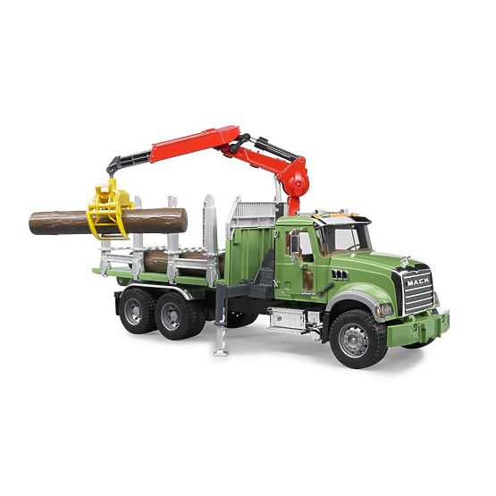 Bruder Camion MACK Granit trasportatore di legname