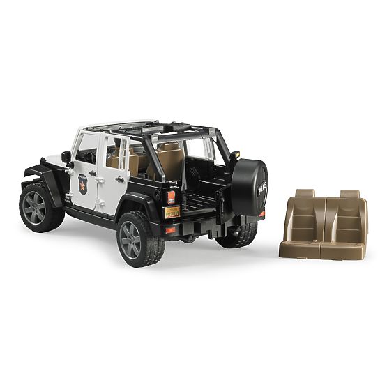 Bruder Jeep Wrangler Rubicon Polizia