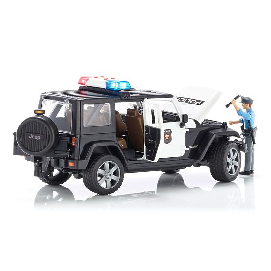 Bruder Jeep Wrangler Rubicon Polizia