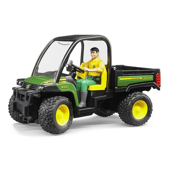 Bruder John Deere Gator con conducente