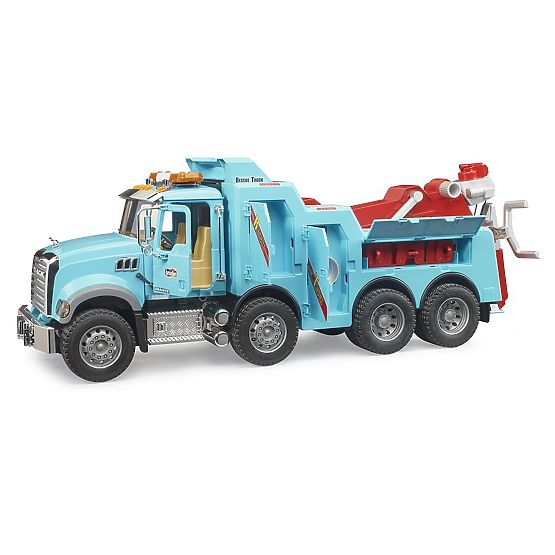 Bruder MACK Granite Camion di Recupero e Rimorchio con Suono e Luce