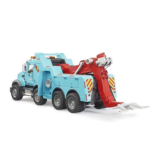 Bruder MACK Granite Camion di Recupero e Rimorchio con Suono e Luce