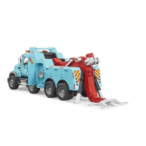 Bruder MACK Granite Camion di Recupero e Rimorchio con Suono e Luce
