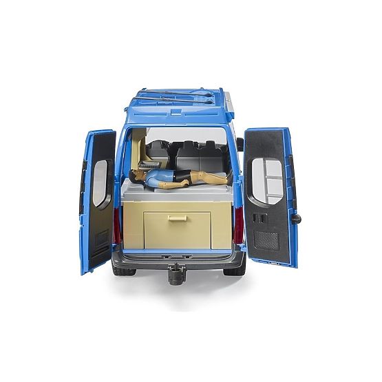 Bruder MB Sprinter Camper con autista e accessori